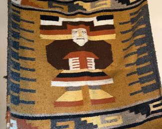 WOVEN SOUTHWEST STYLE WALL ART RUG