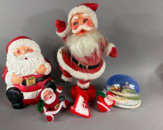 VINTAGE SANTA CLAUSE COLLECTIBLES