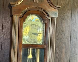 HERMLE BLACK FOREST GRANDFATHER CLOCK