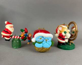 VINTAGE AVON COLLECTIBLE CHRISTMAS ORNAMENTS