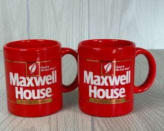 VINTAGE MAXWELL HOUSE COFFEE MUGS JAPAN