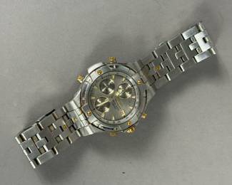 MENS SEIKO 10 BAR WATER RESISTANT SAPPHLEX CRUSTAL WRIST WATCH