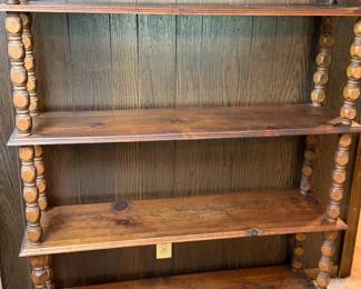 WOOD ETAGERE DISPLAY SHELF BOOK CASE