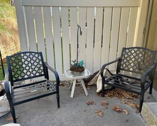 Cushions and covers included