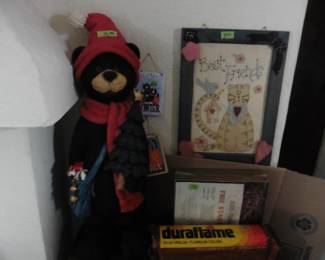 2 foot tall Bear (door greeter) Art and Fire Place Item