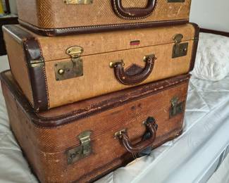 3 Vintage Suitcases