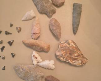 Indian Arrow Heads and baby shark Teet