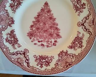 johnson Bros Christmas  Old Britain Castles Salad Plates (10)