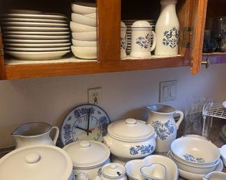 120 plus pieces; place settings and specialty ones