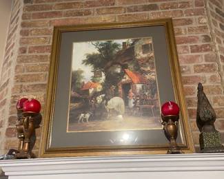 At the Crown Inn -William Shayer : 35 x 40"