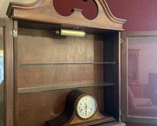 Antique Hutch and Secretary Desk  (80 x 31 x 16)