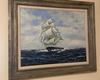 38 1/2 x 32 1/2  Baum