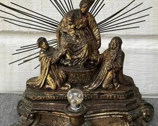 Religious Metal Lamp