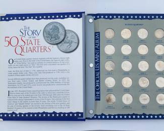1999 - 2008 complete Denverand Philadelphia Mint state quarter collection 