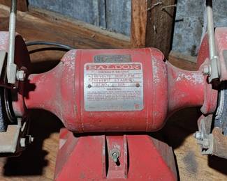 Baldor heavy duty bench grinder works