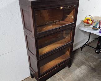 several barrister bookcases