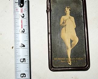 Antique Rocky Mount NC pool hall advertisement 