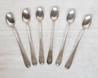 Steiff sterling silver long handle tea spoons