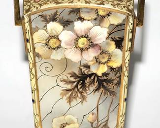 large Nippon two handle vase