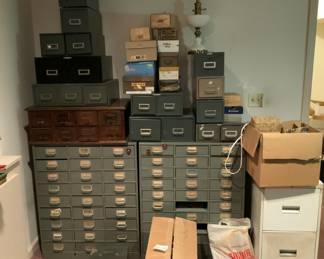 Stamp Collection; Dealer Drawers