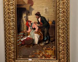 Painting by F. Bollesio