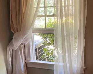 Beautiful Sheer White Curtains