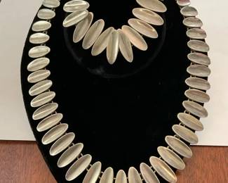 Modernist Sterling Jewelry Set
