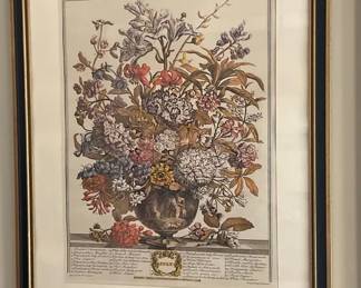 July Floral Framed Print