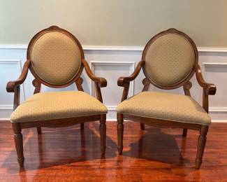 03 Pair Of Arm Chairs