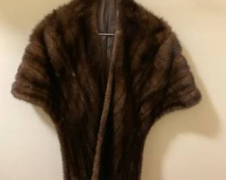 Custom Vintage Mink Fur Stole