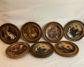 Norman Rockwell Authentic Plates