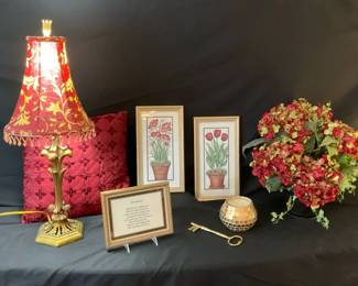 Red And Gold Decor