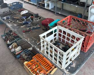 Random tools and tool boxes