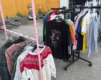 Clothing vintage and new