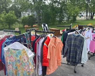 Vintage and new clothing