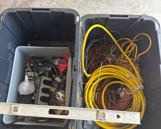 Tools light bulbs plugs