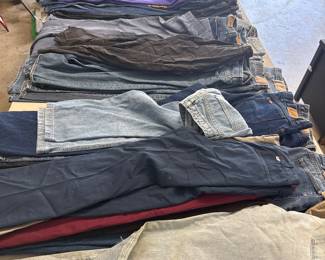 Jeans vintage and new jeans
