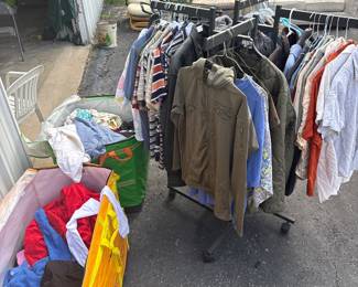 Women’s and men’s clothes 