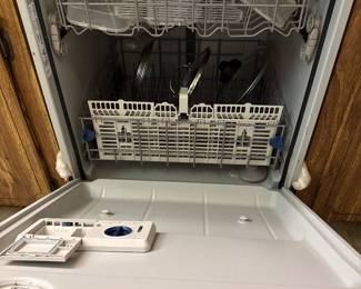 Inside of dishwasher 