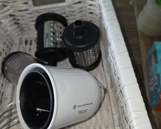 Kitchen aide adaptor items. 