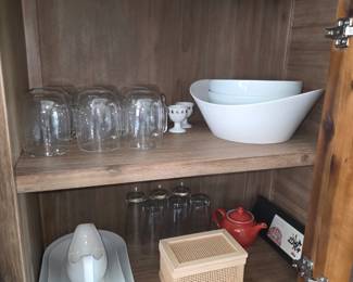 Gravy Boat, Small Tea Pot, Serving bowls etc...