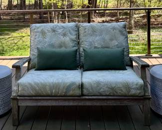 Gloster Teak Loveseat