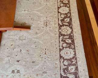 Wool Area Rug (brown, tan)