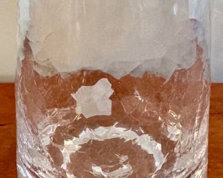 New Simon Pearce Ascutney Crackle Hurricane