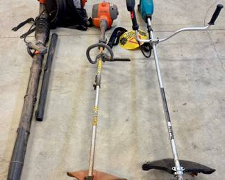 Husqvarna Backpack Blower, Husqvarna Weed Wcker & Mikita Bush Cutter