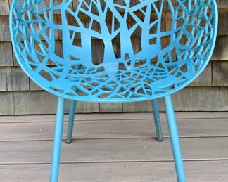 (6) Janus et Cie Forest Armchairs