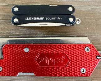 Leatherman Squirt & Zippo Multi Tool