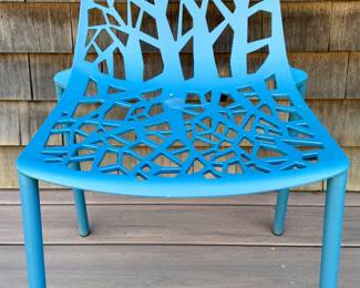 (2) Janus et Cie  Forest Chairs