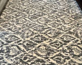 Bound Area Rug (Gray & Cream)