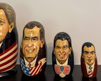 "Presidents" Nesting Dolls (Made in Russia)